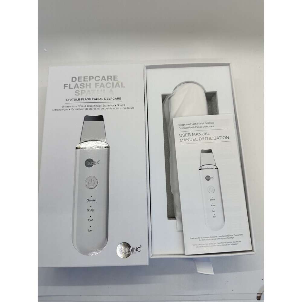 Skin Inc‎ Supplement Bar Deepcare Flash Facial Spatula Ultrasonic New - Picture 6 of 6